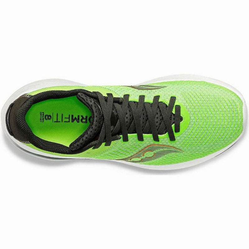 Men's Saucony Kinvara Pro Running Shoes Slime / Umbra | UKXWITA-58