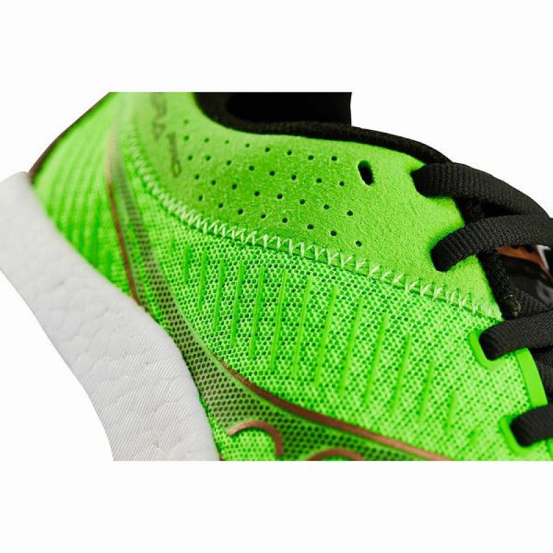 Men's Saucony Kinvara Pro Running Shoes Slime / Umbra | UKXWITA-58