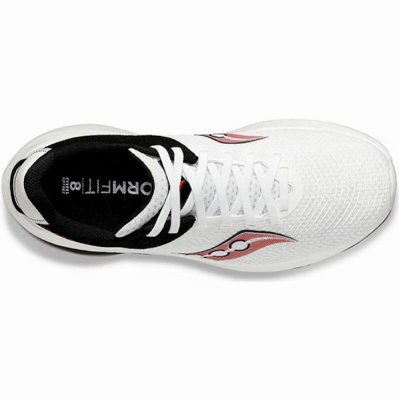 Men's Saucony Kinvara Pro Running Shoes White / Red | NIXZWSH-97