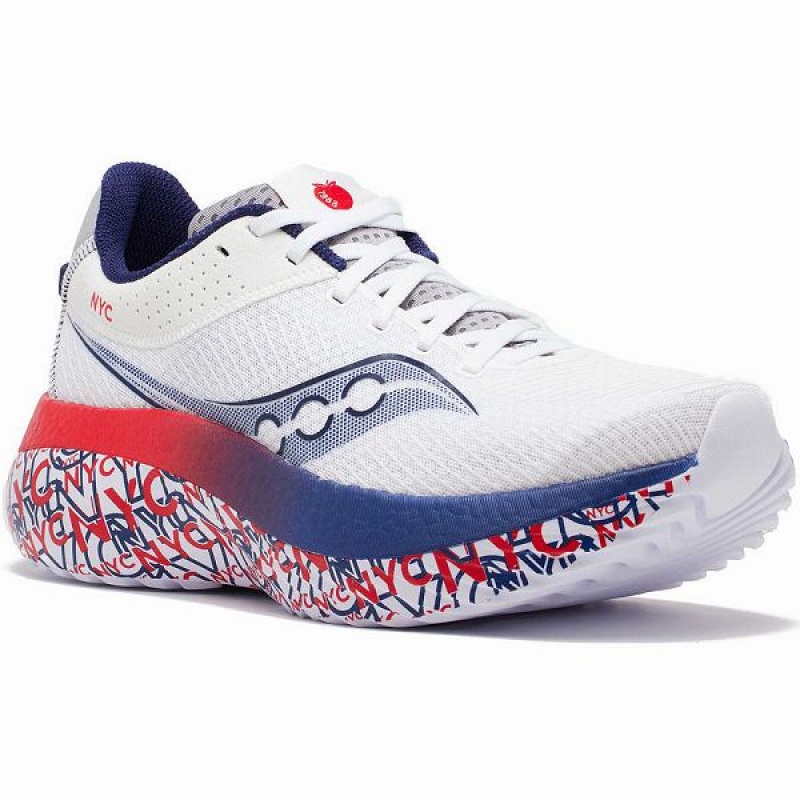 Men's Saucony NYC Kinvara Pro Running Shoes Blue / Navy | PGEVDHY-30