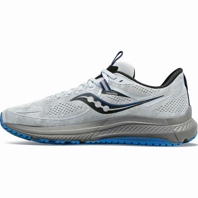 Men's Saucony Omni 21 Running Shoes Blue | ZVAJIGM-51