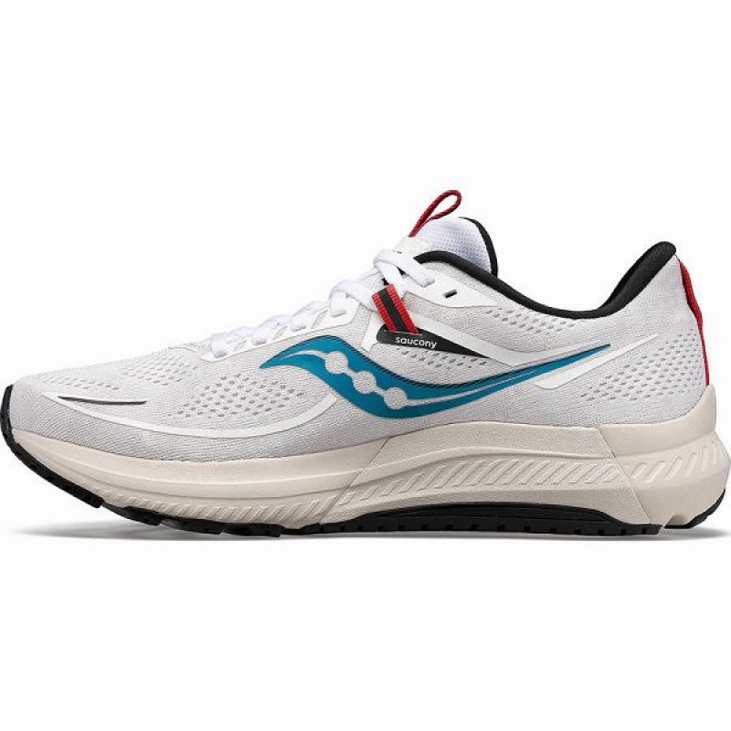 Men's Saucony Omni 21 Running Shoes White / Brown | YWIMLSZ-24