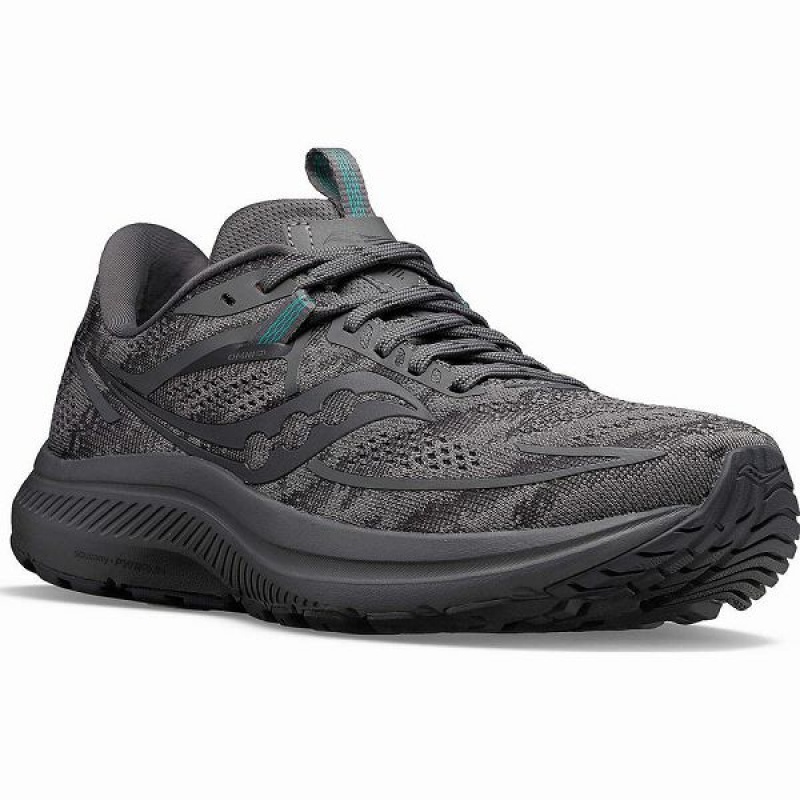 Men's Saucony Omni 21 Wide Running Shoes Grey | SWXRCLT-27