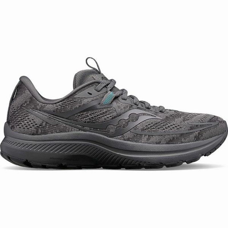 Men\'s Saucony Omni 21 Wide Running Shoes Grey | SWXRCLT-27