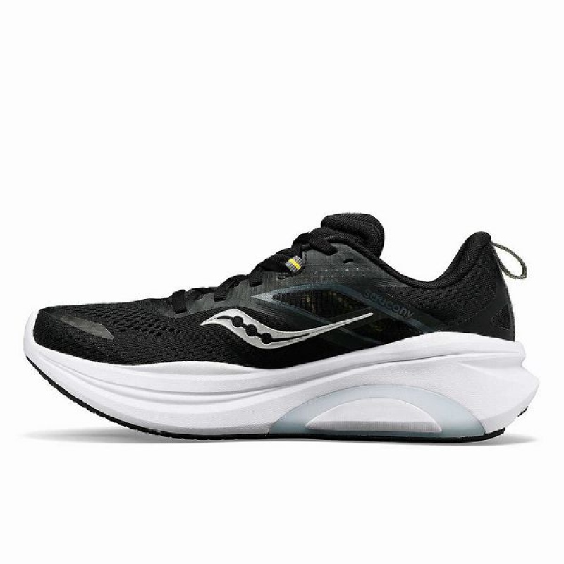 Men's Saucony Omni 22 Running Shoes Black / White | IOKYWVM-85