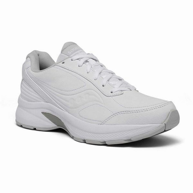 Men's Saucony Omni Walker 3 Walking Shoes White | GSEHCKP-14