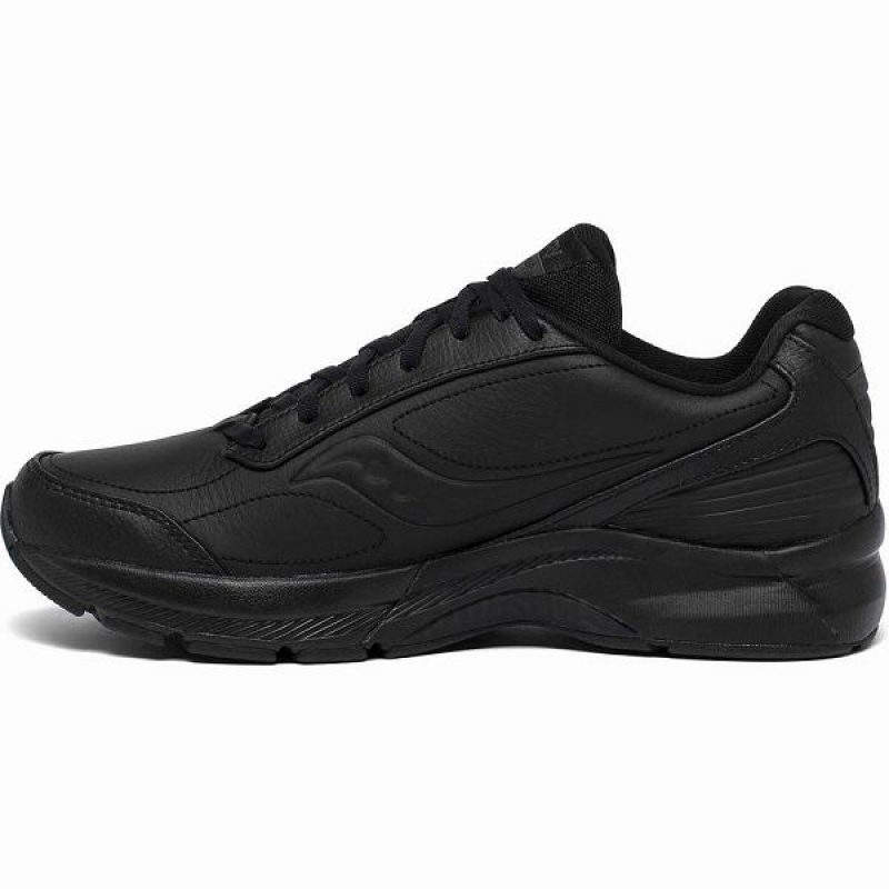 Men's Saucony Omni Walker 3 Walking Shoes Black | NVZXBHF-60