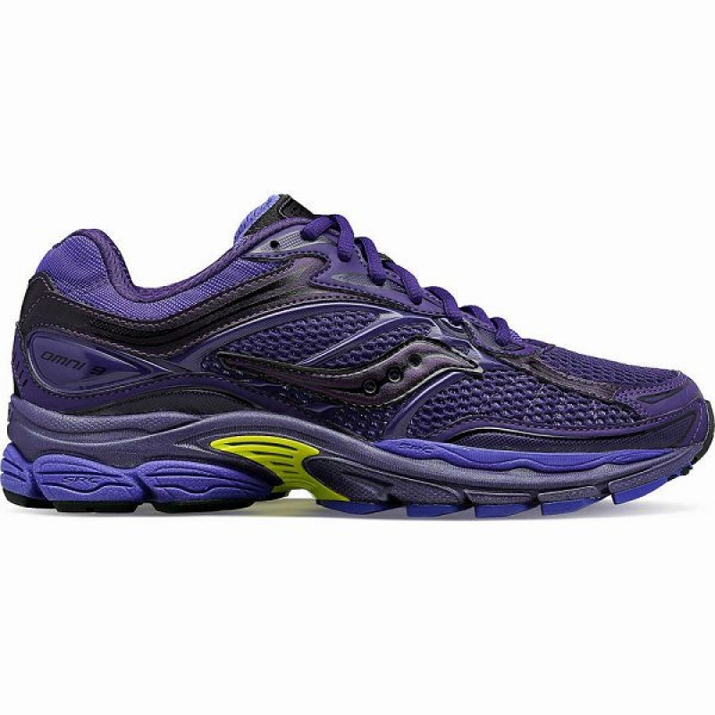 Men\'s Saucony ProGrid Omni 9 Party Pack Sneakers Purple | AGYZKHU-53