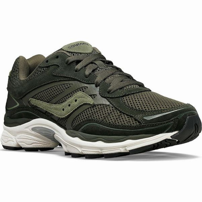 Men's Saucony ProGrid Omni 9 Premium Sneakers Green | WIKLYVZ-02