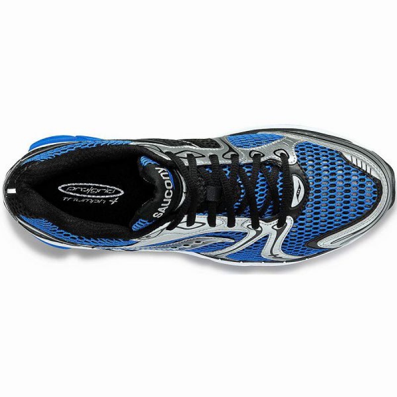 Men's Saucony ProGrid Triumph 4 Sneakers Blue / Silver | EVIXSCJ-84