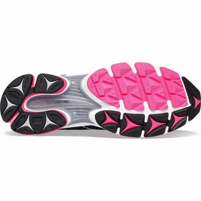 Men's Saucony ProGrid Triumph 4 Sneakers Pink / Silver | PVUZHOB-50