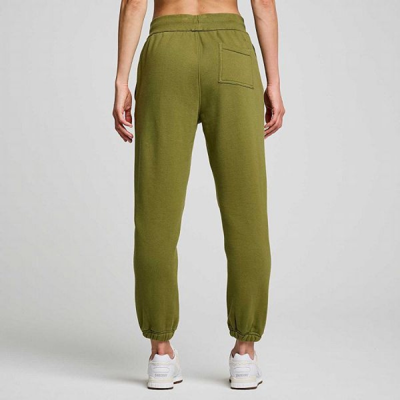 Men's Saucony Recovery Sweatpants Khaki | SHRWEZL-64