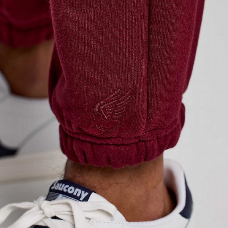 Men's Saucony Recovery Sweatpants Red | OARTWVD-73