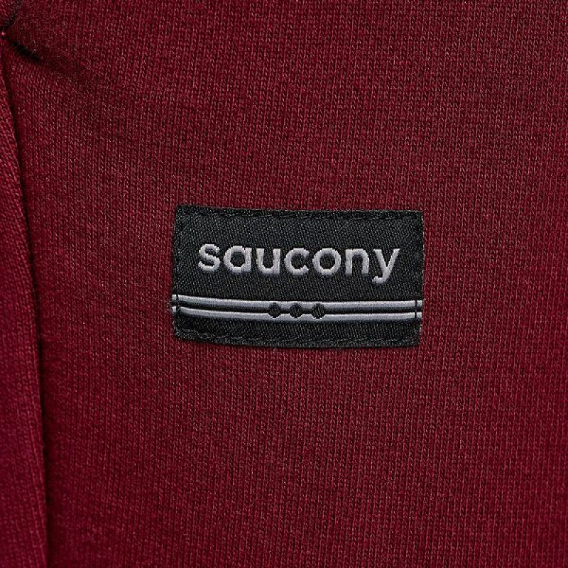 Men's Saucony Recovery Sweatpants Red | OARTWVD-73