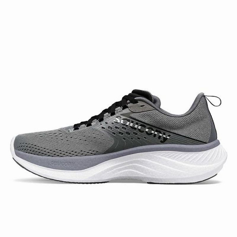 Men's Saucony Ride 17 Running Shoes Black | XRAHBIZ-65