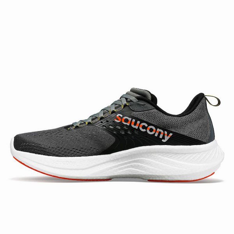 Men's Saucony Ride 17 Running Shoes Grey | FVDRESH-86