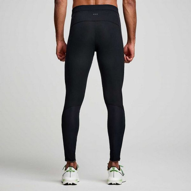 Men's Saucony Runshield Tight Black | PMTUQEW-78