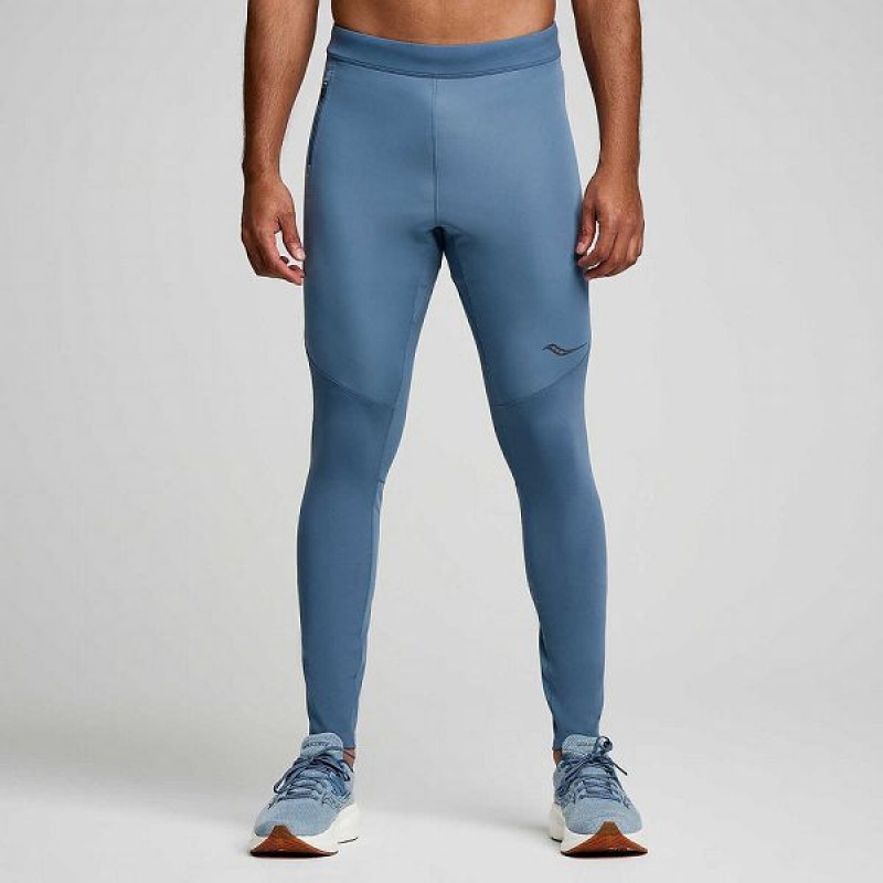 Men\'s Saucony Runshield Tight Blue | SDAHVKY-20