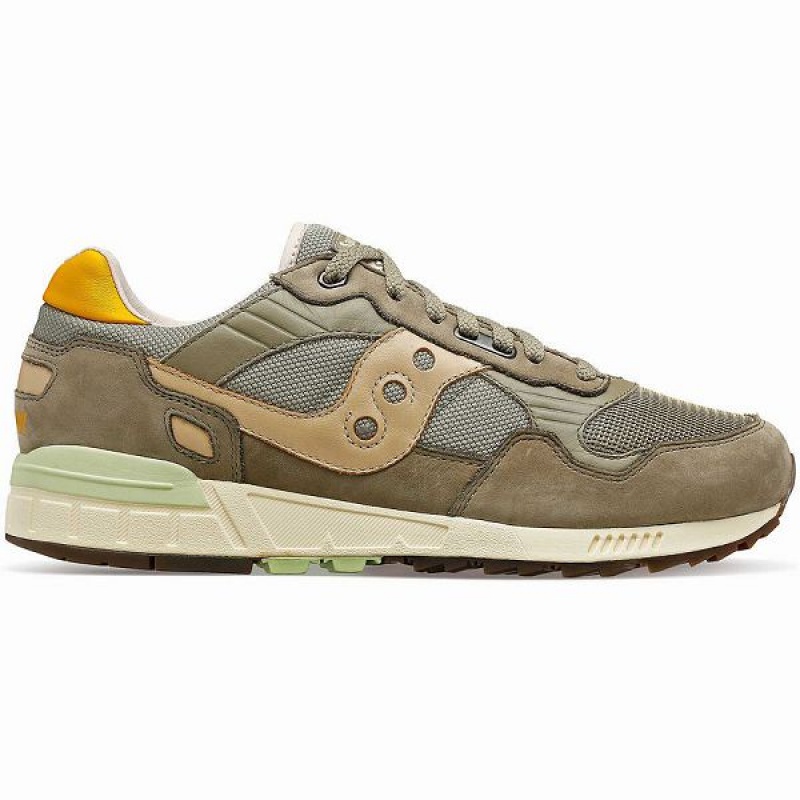 Men\'s Saucony Shadow 5000 Premium Sneakers Grey / Orange | WNMLVYE-48