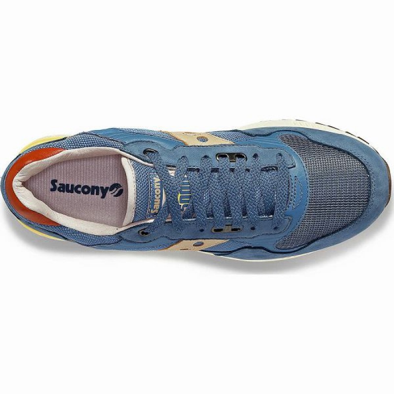 Men's Saucony Shadow 5000 Premium Sneakers Blue / Yellow | PBUFXQG-54