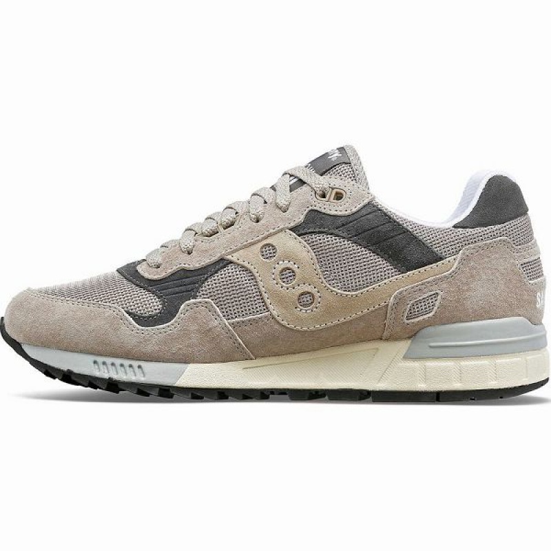 Men's Saucony Shadow 5000 Sneakers Brown / White | GORKMAI-49