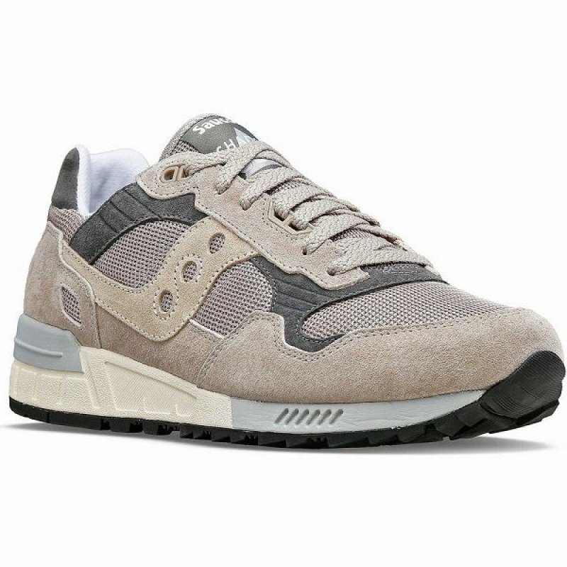 Men's Saucony Shadow 5000 Sneakers Brown / White | GORKMAI-49