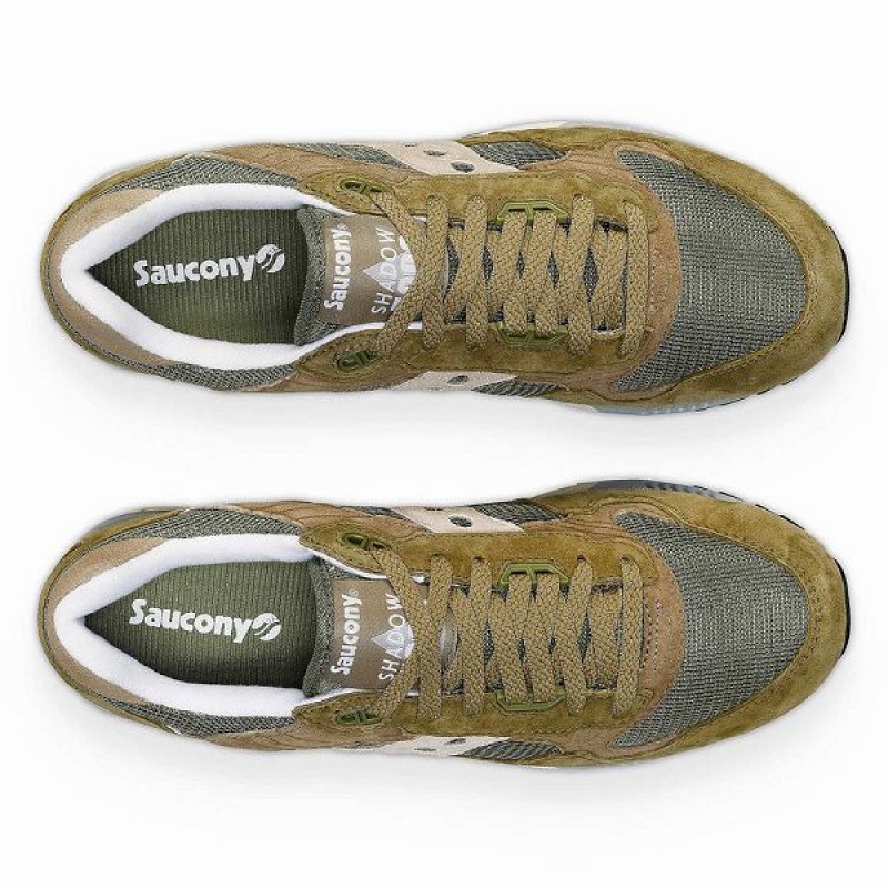 Men's Saucony Shadow 5000 Sneakers Olive | JCAFPRQ-61