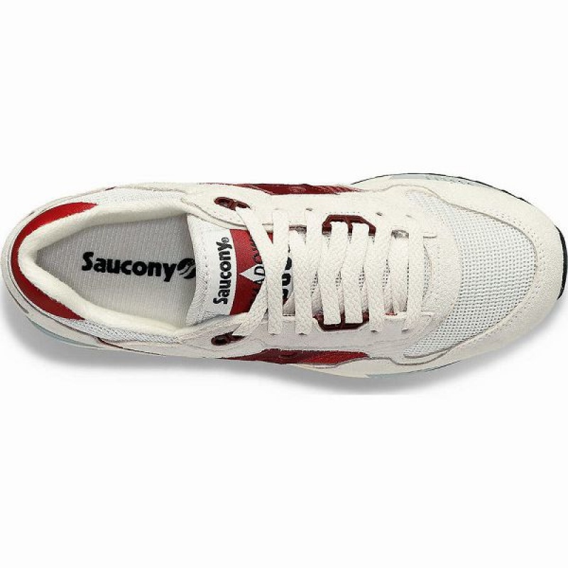 Men's Saucony Shadow 5000 Sneakers White / Red | IDJCPET-24