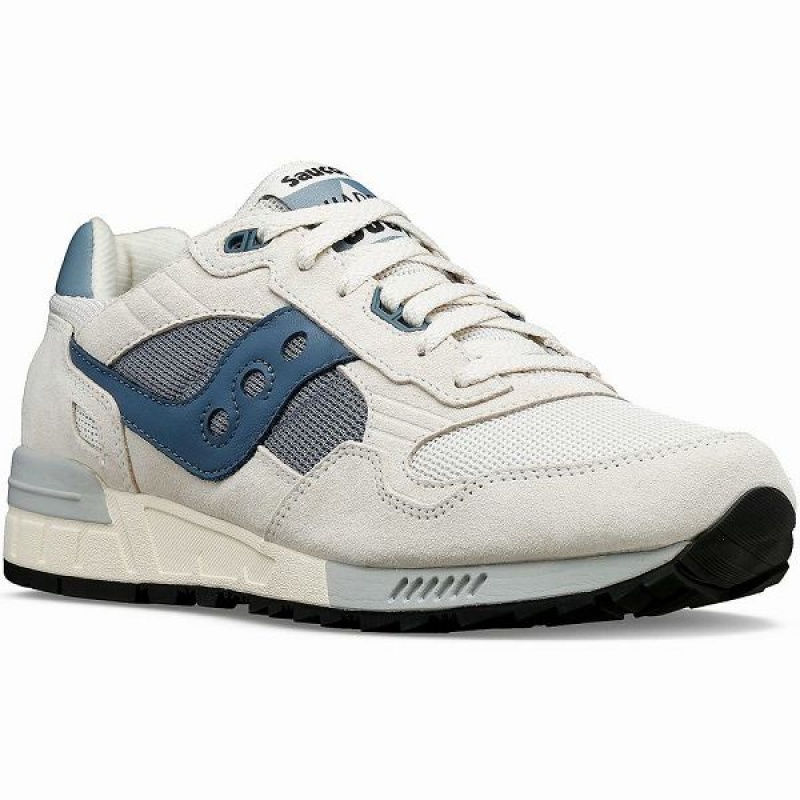 Men's Saucony Shadow 5000 Sneakers White / Blue | BIQLKNA-07