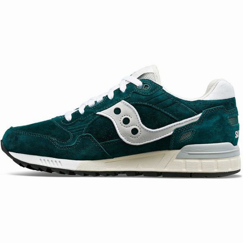 Men's Saucony Shadow 5000 Suede Sneakers Green | FSCUOEK-63