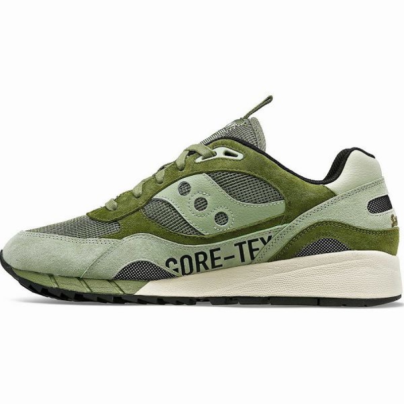 Men's Saucony Shadow 6000 GTX Sneakers Green | AOKBHMY-45