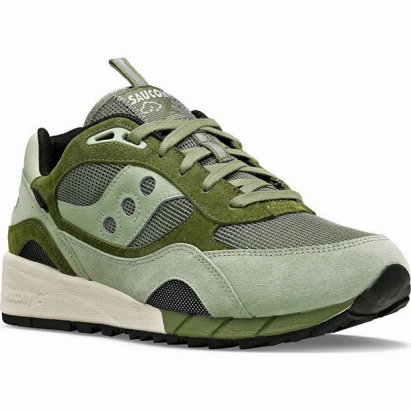 Men's Saucony Shadow 6000 GTX Sneakers Green | AOKBHMY-45