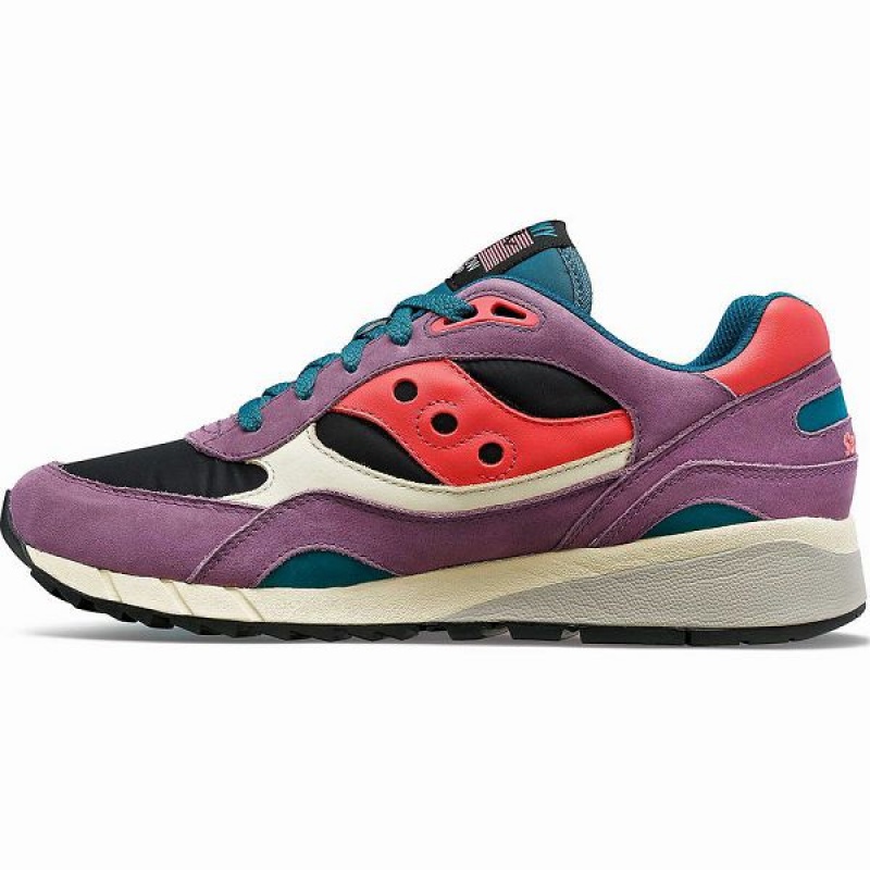 Men's Saucony Shadow 6000 Midnight Swimming Sneakers Purple / Black | HSGJIMC-48