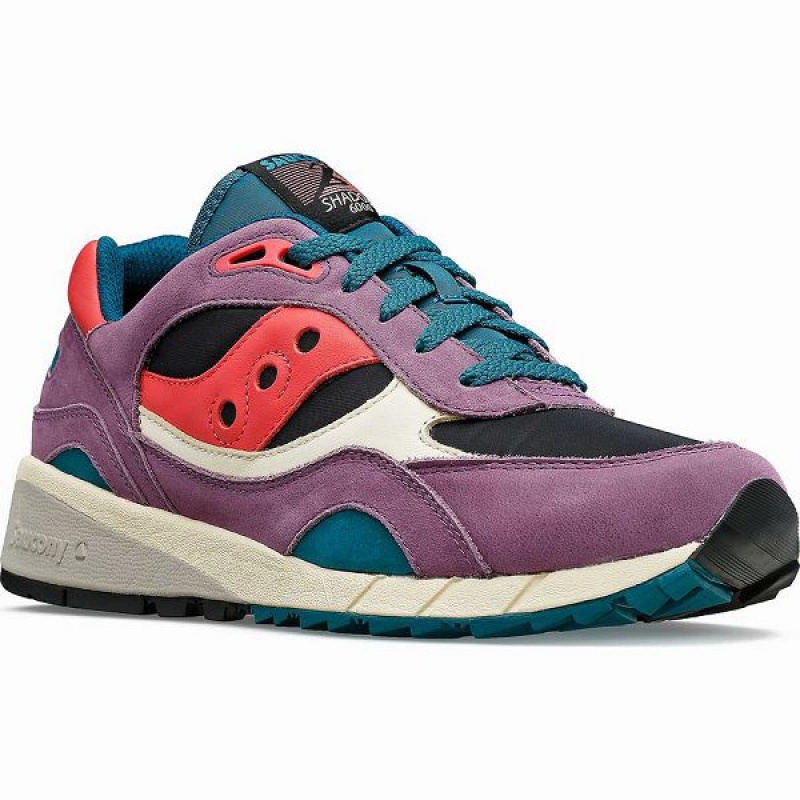 Men's Saucony Shadow 6000 Midnight Swimming Sneakers Purple / Black | HSGJIMC-48