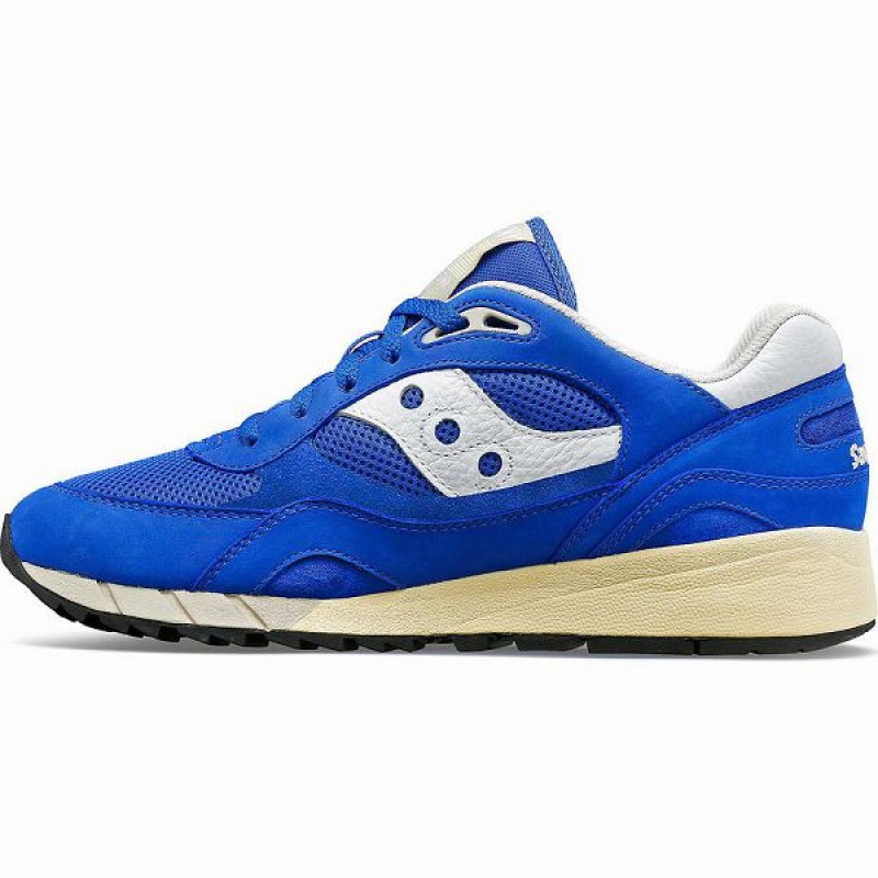 Men's Saucony Shadow 6000 Premium Sneakers Blue / White | JDAGEOM-82