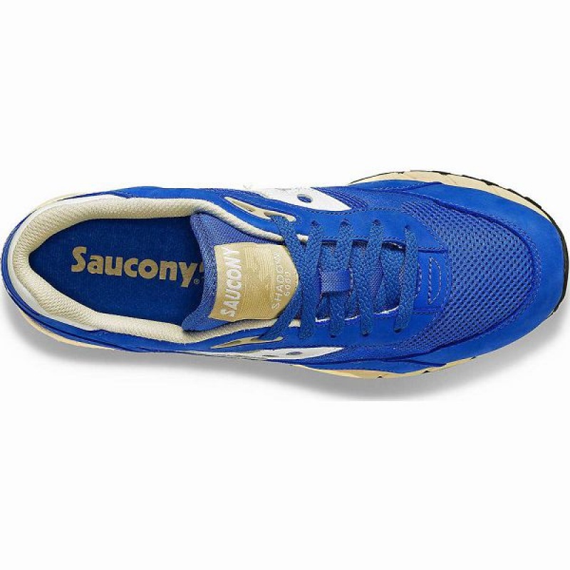 Men's Saucony Shadow 6000 Premium Sneakers Blue / White | JDAGEOM-82