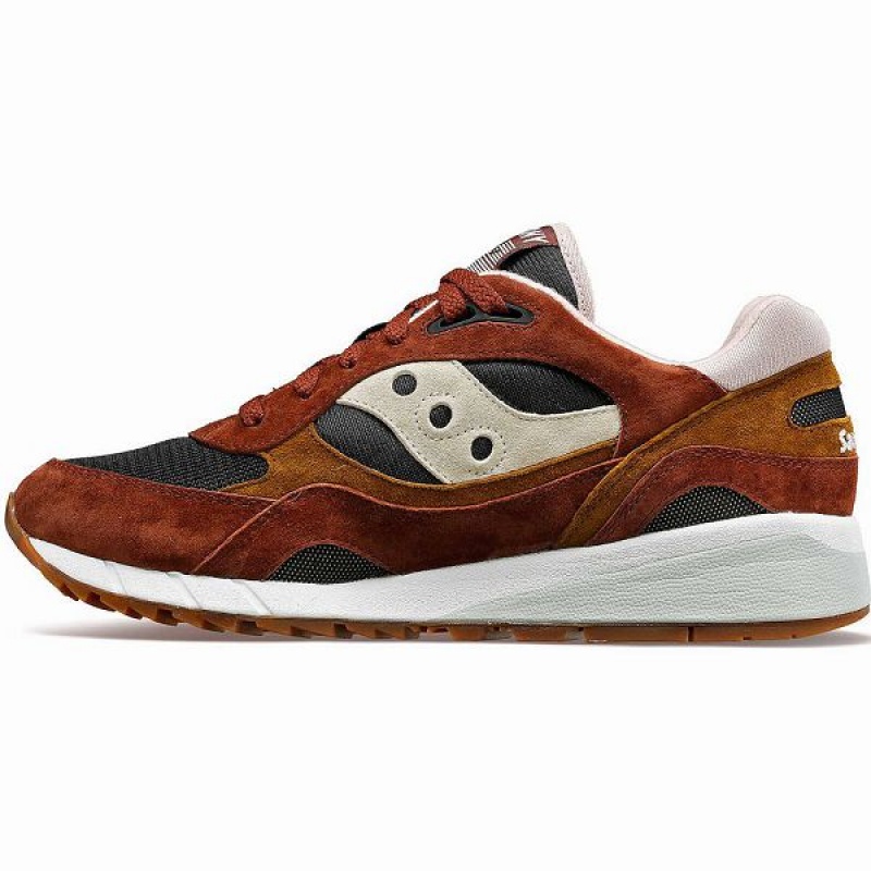 Men's Saucony Shadow 6000 Sneakers Brown / Black | BMUHTYE-71