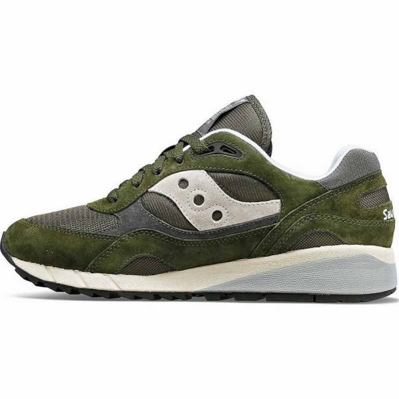 Men's Saucony Shadow 6000 Sneakers Green / Grey | TGMBFXL-32