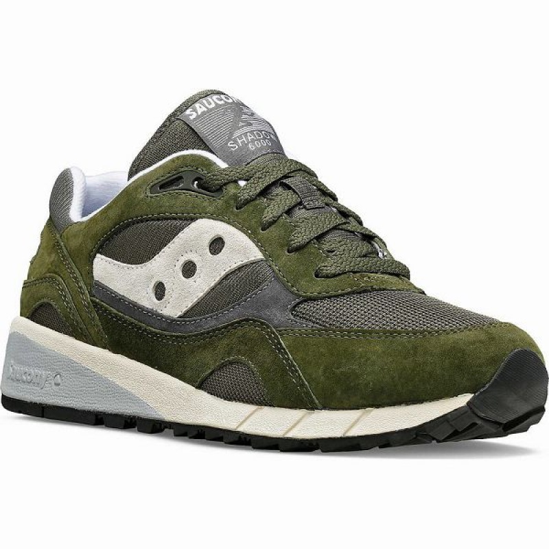 Men's Saucony Shadow 6000 Sneakers Green / Grey | TGMBFXL-32