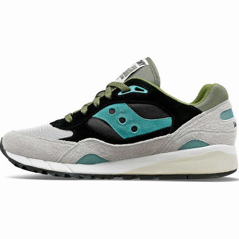 Men's Saucony Shadow 6000 Sneakers Grey / Green / Black | PROFADK-68