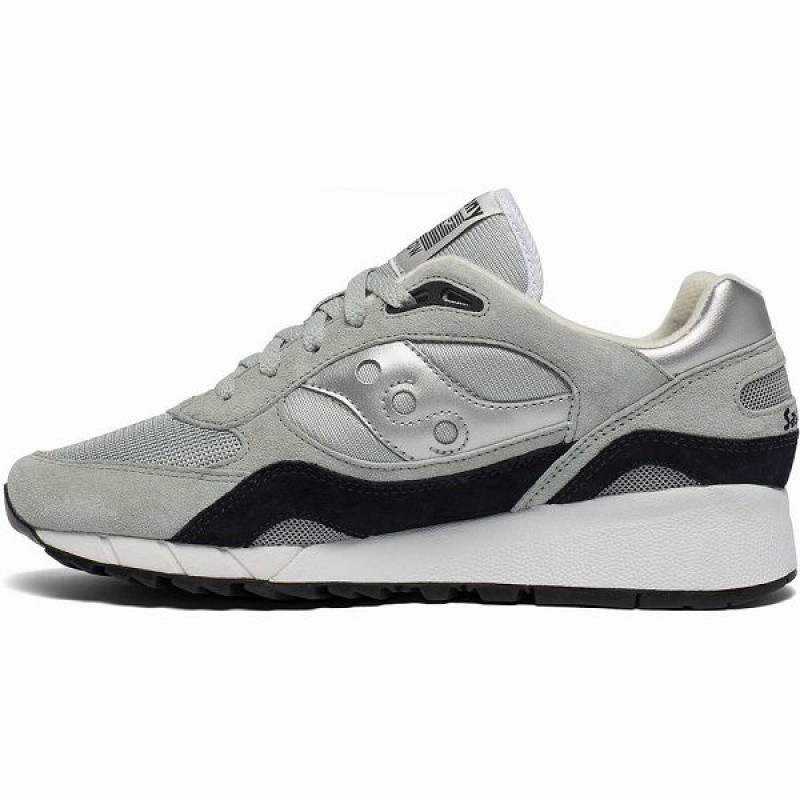 Men's Saucony Shadow 6000 Sneakers Grey / Silver | ZTADXOL-91