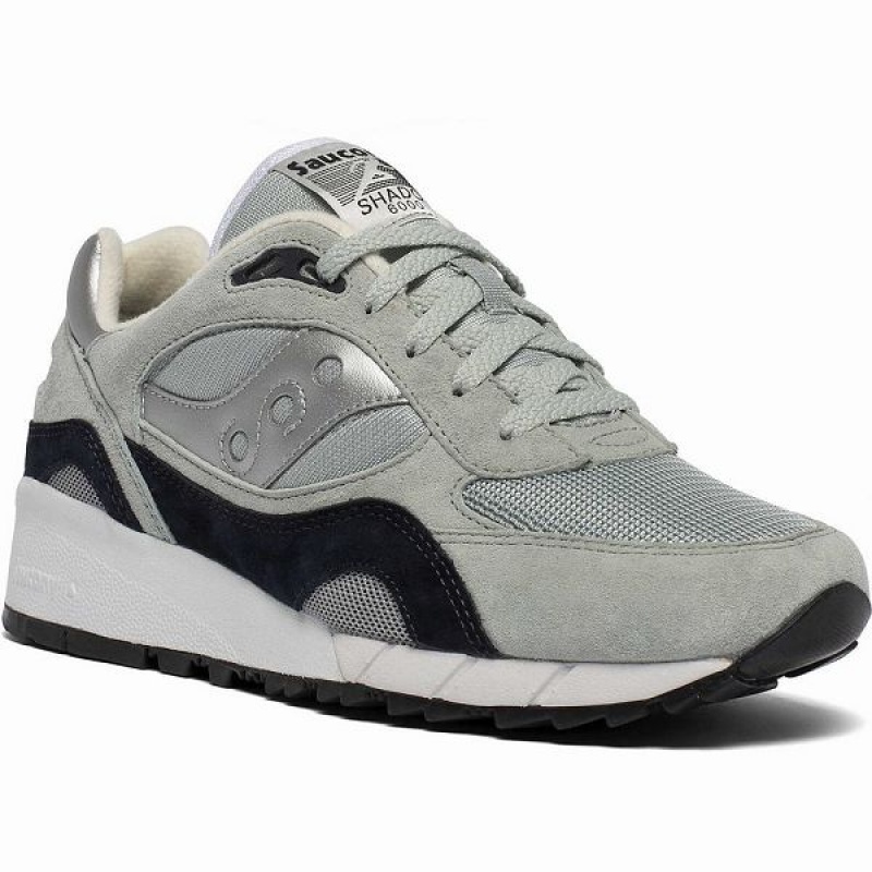 Men's Saucony Shadow 6000 Sneakers Grey / Silver | ZTADXOL-91