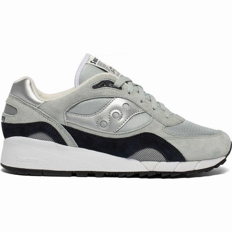 Men\'s Saucony Shadow 6000 Sneakers Grey / Silver | ZTADXOL-91