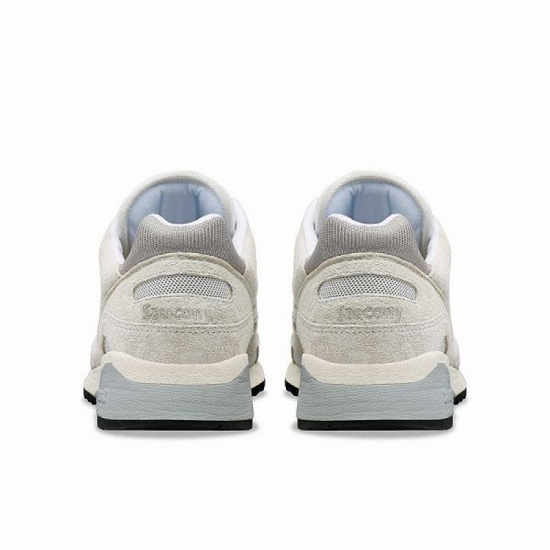 Men's Saucony Shadow 6000 Sneakers White / Grey | RKELSVH-28