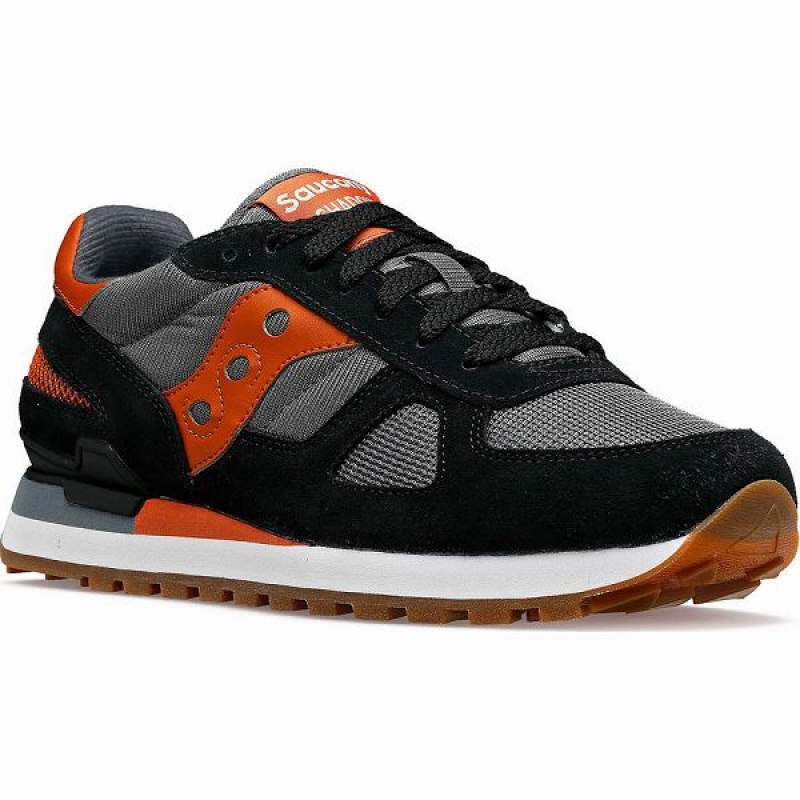 Men's Saucony Shadow Original Sneakers Black / Grey | RLWQKTA-87