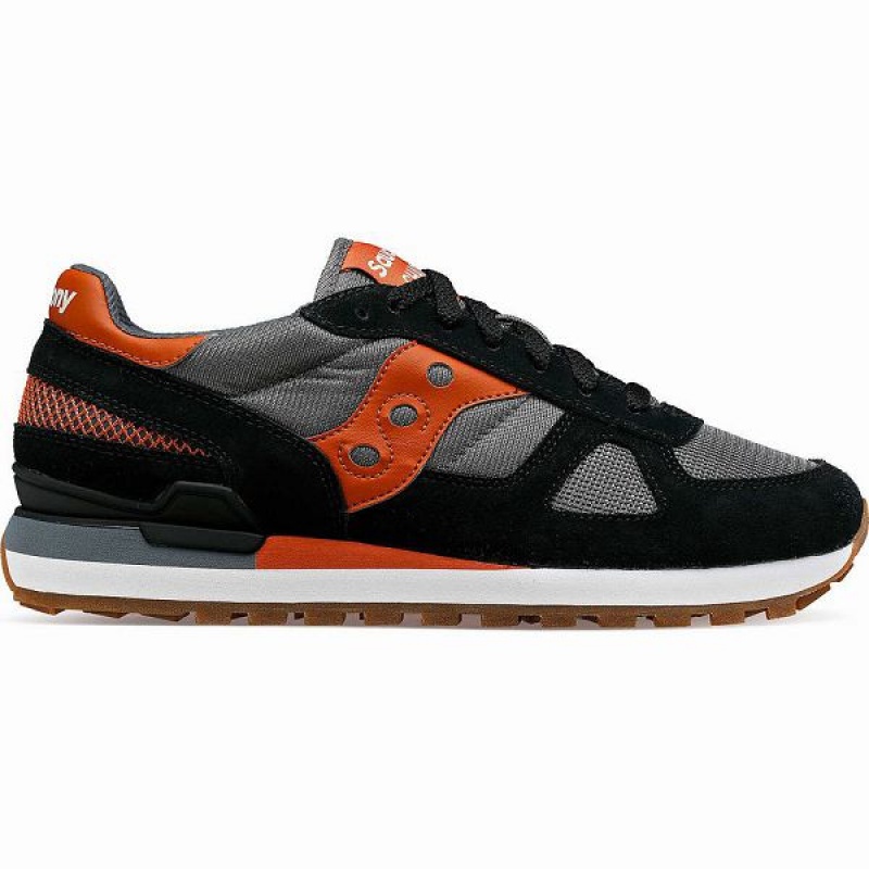 Men\'s Saucony Shadow Original Sneakers Black / Grey | RLWQKTA-87