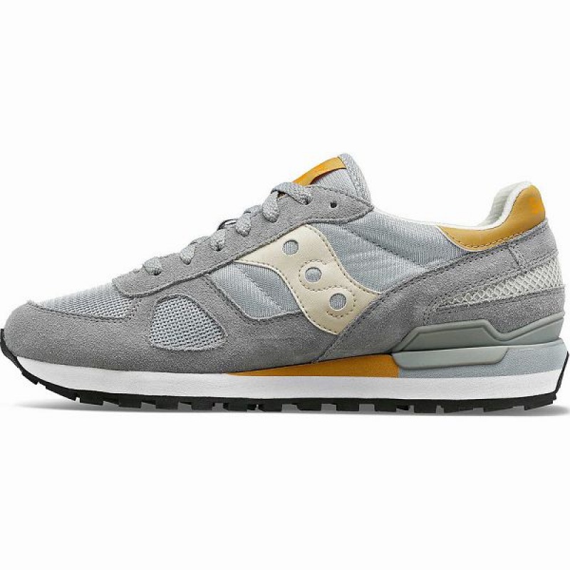 Men's Saucony Shadow Original Sneakers Grey / Brown | VXLDYMR-28