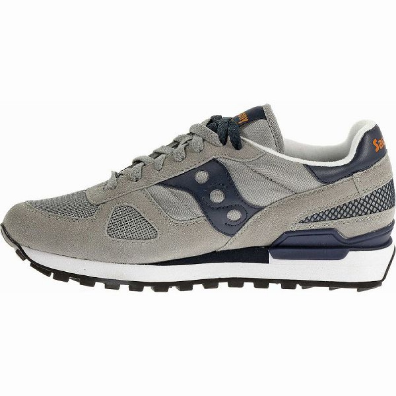 Men's Saucony Shadow Original Sneakers Grey / Navy | ZWBHEGQ-81