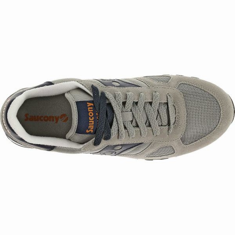 Men's Saucony Shadow Original Sneakers Grey / Navy | ZWBHEGQ-81