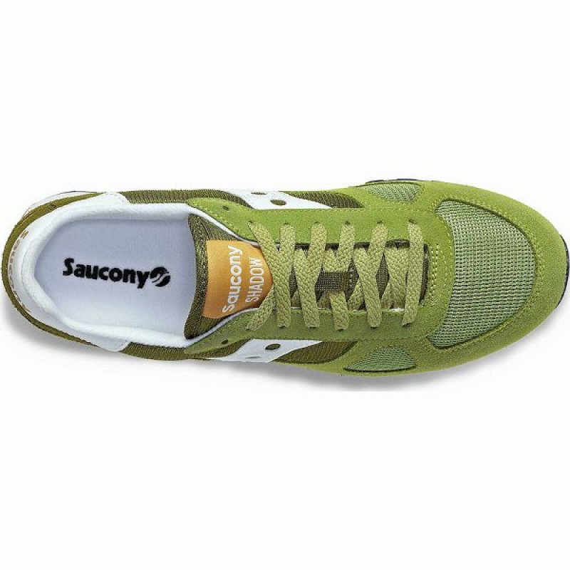 Men's Saucony Shadow Original Sneakers Green / Green | RGMZXHW-57